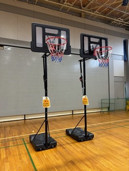 移動式バスケットゴールと折畳み式サッカーミニゴールの貸出について